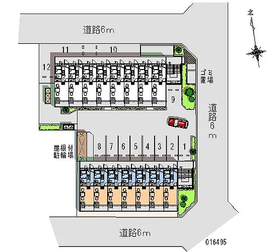 ★手数料０円★大阪市鶴見区放出東１丁目　月極駐車場（LP）